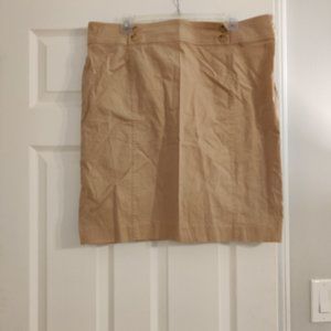 Lauren Ralph Lauren Women's Khaki Skirt - Size 16